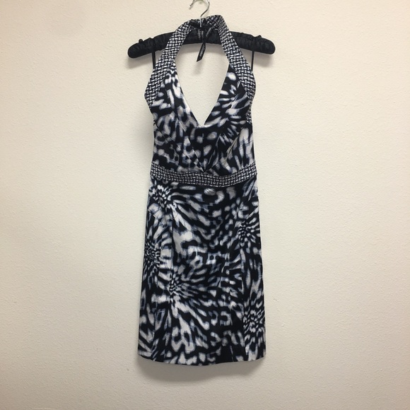 Just Cavalli Dresses & Skirts - Just Cavalli Black and White Halter Dress